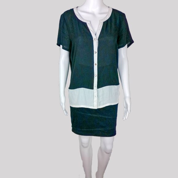 Spense Sheer Button up Women's Blouse - Picture 3 of 4